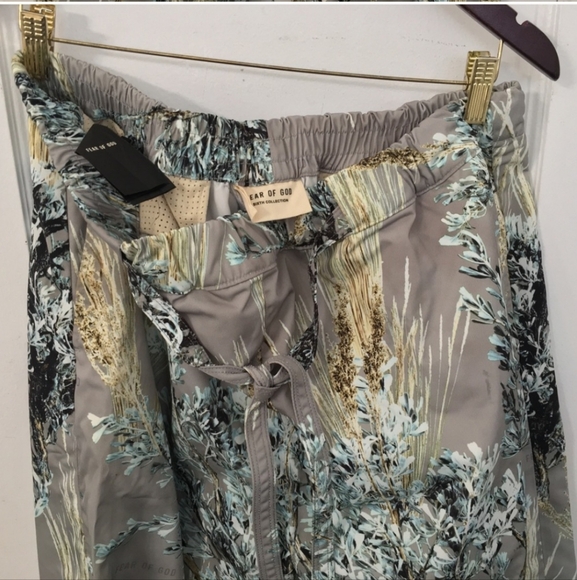 Fear Of God Sixth Collection Camoflauge Nylon Pants New Without Tags - Picture 2 of 9